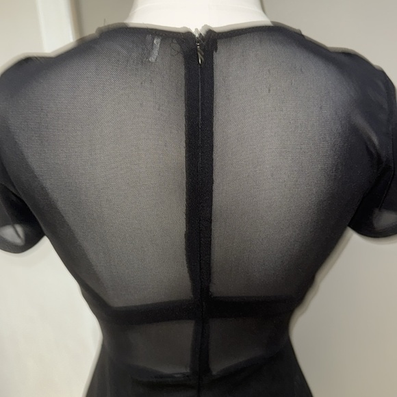 Black LBD w/sheer top & skort underneath. - Picture 6 of 8